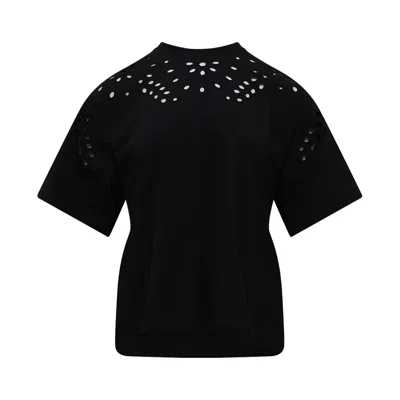 Ulla Johnson Kalesta Cotton Top In Black
