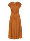 Ulla Johnson Kalesta Dress In Brown