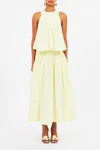 Ulla Johnson Kali Cotton Sleeveless Tank Top In Citron In Green