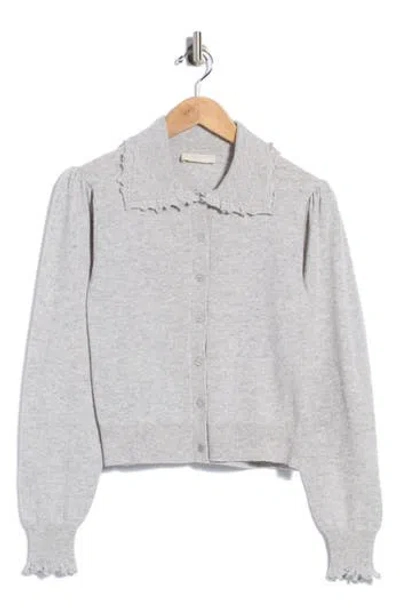 Ulla Johnson Kalila Collared Cashmere Cardigan In Gray