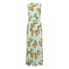 Ulla Johnson Kamaria Maxi Dress With Butterfly Print In Animal Print