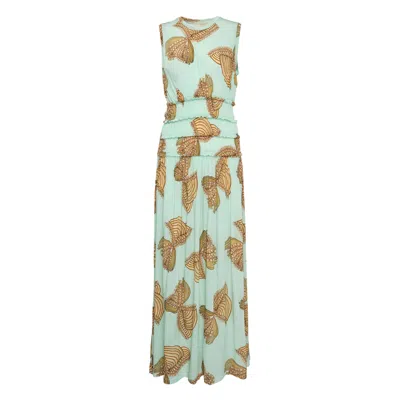 ULLA JOHNSON KAMARIA RUCHED WAIST DRESS