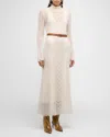 Ulla Johnson Kassia Turtleneck Maxi Dress In Ivory