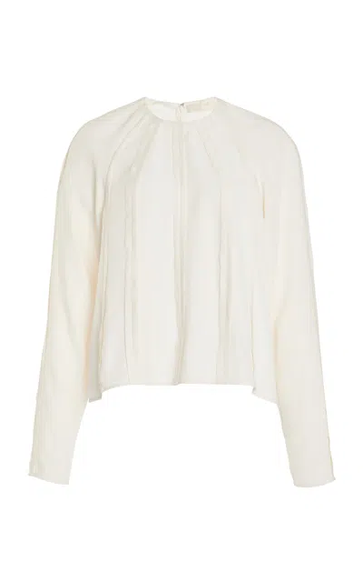 Ulla Johnson Kavi Crepe Top In White
