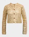 Ulla Johnson Keira Wool-blend Cardigan In Gilt