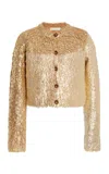 ULLA JOHNSON KEIRA WOOL-BLEND CARDIGAN