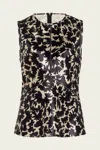 Ulla Johnson Kiera Satin Top In Raven