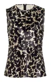 Ulla Johnson Kiera Satin Top In Print