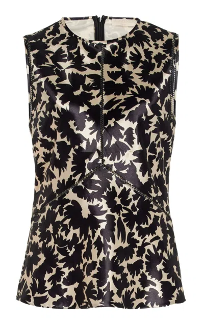 Ulla Johnson Kiera Satin Top In Print