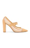 Ulla Johnson Kiki Mesh Pumps In Neutral