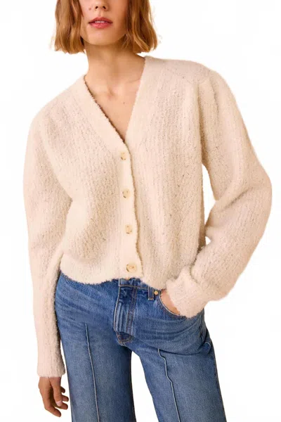 Ulla Johnson Kira V-neck Cardigan In Cowrie In Pink