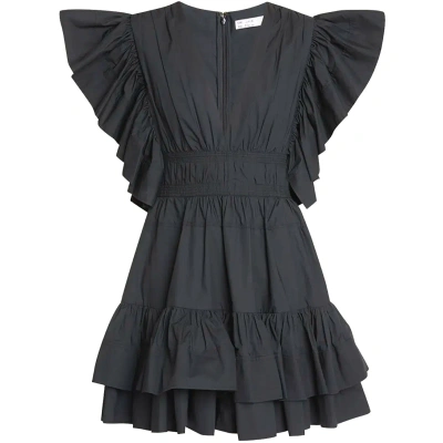 Ulla Johnson Kiri Dress Jade In Black