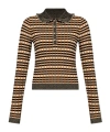 Ulla Johnson Kita Checked Jumper In Nude