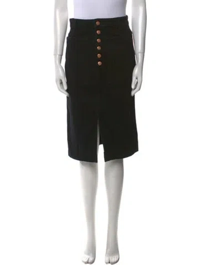 Pre-owned Ulla Johnson Knee-length Skirt In Black