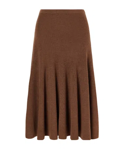 Ulla Johnson Knit Skirt In Brown