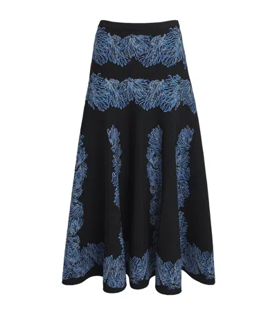 Ulla Johnson Knitted Alessia Maxi Skirt In Multi