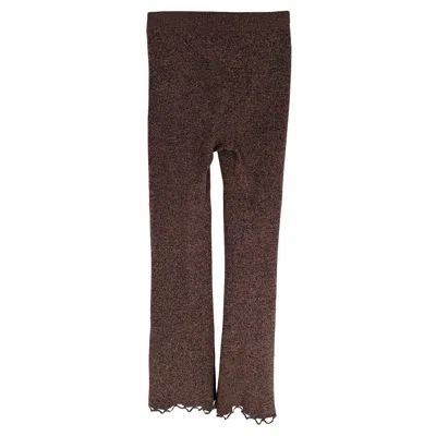 Pre-owned Ulla Johnson Knitted Flared Trousers In Multicolor Viscose