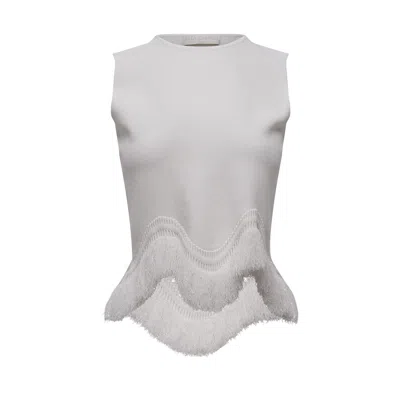 Ulla Johnson Koa Sleeveless Knit Top In White