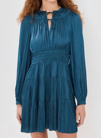 Ulla Johnson Kori Mini Dress In Neptune