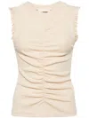Ulla Johnson Kyla Top Ivory Melange In Neutrals