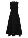 Ulla Johnson Cotton Anela Midi Dress In Black