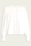 Ulla Johnson Lady Long-sleeve Blouse In Pristine