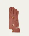 Ulla Johnson Laetitia Embellished Leather Gloves