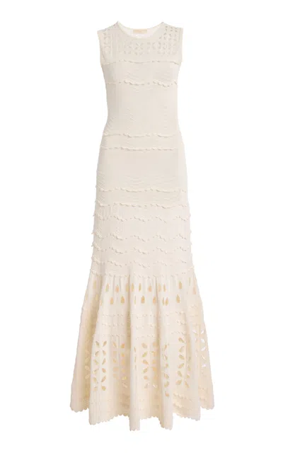 Ulla Johnson Lakshmi Cutout Maxi Dress In White