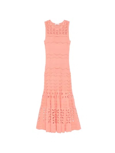 Ulla Johnson Lakshmi Sleeveless Midi Dress In Pattern