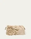 Ulla Johnson Lali Floral Crochet Pouch Clutch Bag