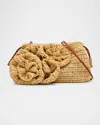 Ulla Johnson Lali Floral Crochet Pouch Clutch Bag