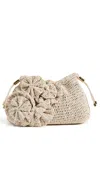 Ulla Johnson Lali Floral Pouch Cowrie