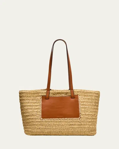 Ulla Johnson Lali Large Raffia Tote Bag In Natural