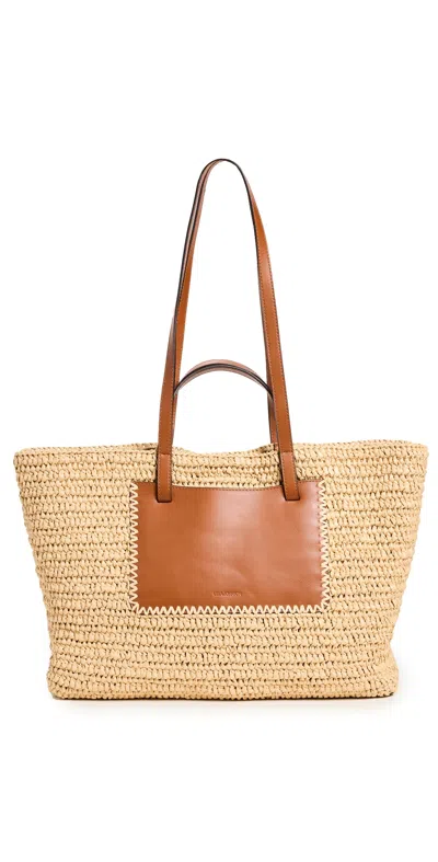 Ulla Johnson Lali Large Raffia Tote Natural