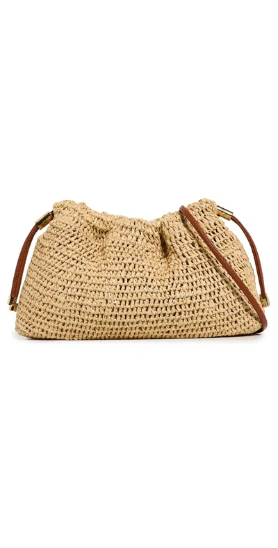 Ulla Johnson Lali Mini Pouch Natural In Brown