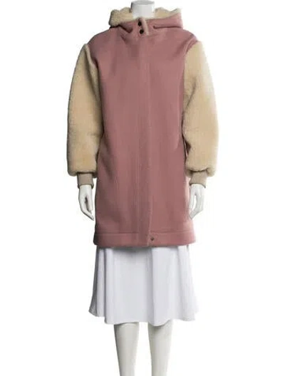 Pre-owned Ulla Johnson Lambskin Coat In Pink