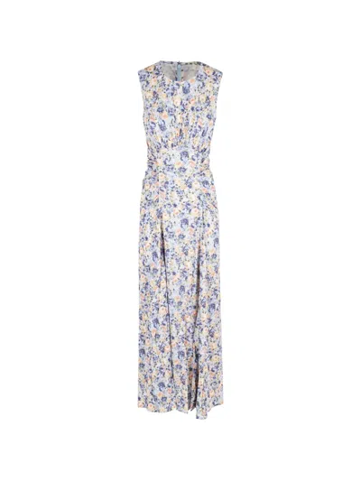 Ulla Johnson Lana Floral-print Midi Dress In Purple