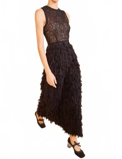 Ulla Johnson Lara Dress In Noir In Brown