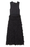 Ulla Johnson Lara Midi Dress In Noir