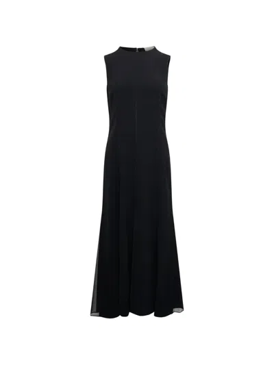 Ulla Johnson Laure Sleeveless Midi Dress In Black