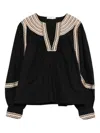 Ulla Johnson Laurenzo Blouse In Black
