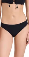 Ulla Johnson Lea Bikini Bottoms Noir In Noir
