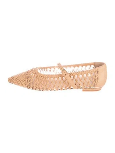 Pre-owned Ulla Johnson Leather Ballet Flats In Brown