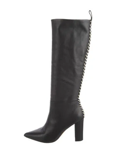 Pre-owned Ulla Johnson Leather Boots In Black