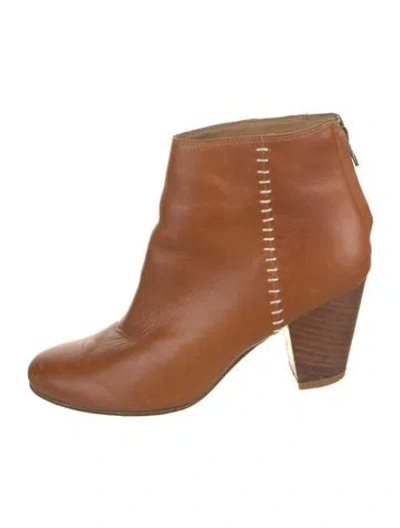 Pre-owned Ulla Johnson Leather Boots In Brown