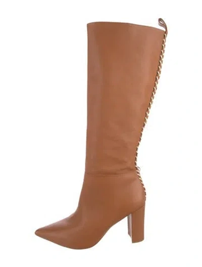 Pre-owned Ulla Johnson Leather Boots In Brown