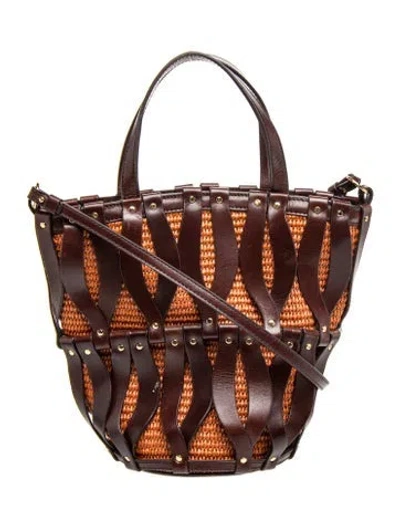 Pre-owned Ulla Johnson Leather Bucket Bag In Brown