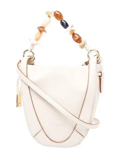 Pre-owned Ulla Johnson Leather Bucket Bag In Neutrals