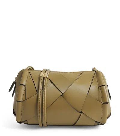 Ulla Johnson Leather Charlotte Camera Bag In Green