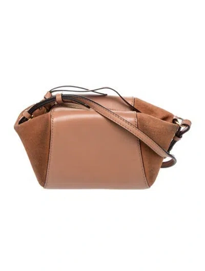 Pre-owned Ulla Johnson Leather Crossbody Bag In Brown